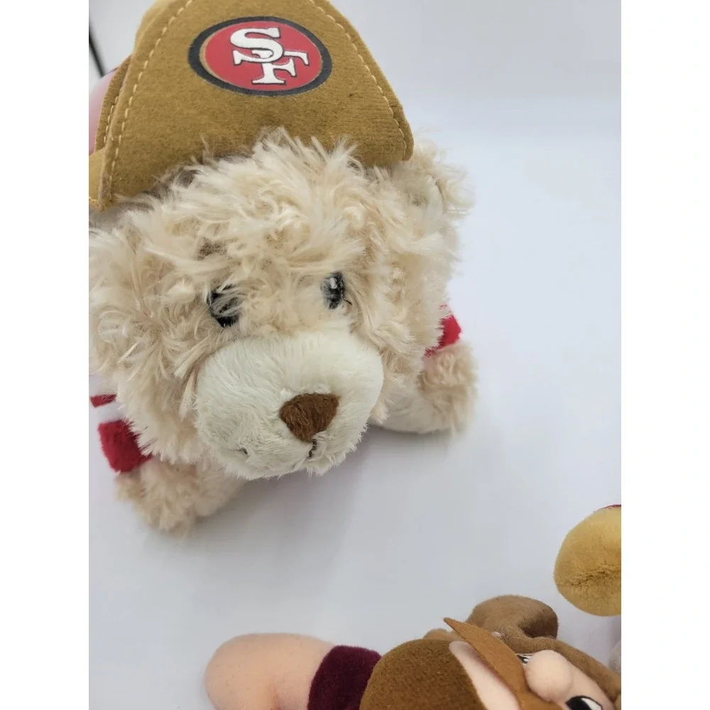 Vintage 90s San Francisco 49ers‎ Plush NFL Lot of 5